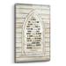 Trinx Love Is Patient Verse Arch by Cindy Jacobs - Unframed Textual Art Plastic/Acrylic in White | 36 H x 24 W x 0.2 D in | Wayfair