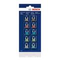 Bosch - Lubex 10 fusibles voiture 2764. fusibles pour voitures 1 x 5/ 7,5/ 25/ 30 ah2 x 10/ 15/20 ah