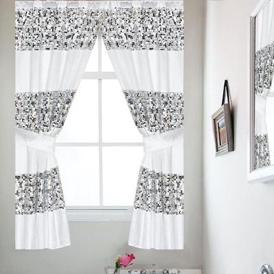 Sinatra Window Curtain by POPULAR BATH in White