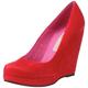 Buffalo London 9669-198 KID SUEDE 118599 Damen Pumps Rot (RED149) 42