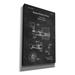 17 Stories "Beer Faucet Blueprint Patent Chalkboard " Canvas Wall Art Metal in Black/White | 40 H x 26 W in | Wayfair