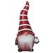 The Holiday Aisle® Christmas Striped Gnome Decor Resin | 8.25 H x 4 W x 3.25 D in | Wayfair A22C0B09BA2C48B389CD8DBF37B66456