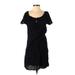 Old Navy Casual Dress - Shift: Black Print Dresses - Women's Size Small
