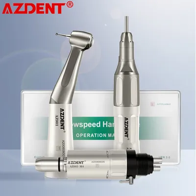 AZDENT – pièce à main dentaire à basse vitesse contre-Angle 1:1 droite pulvérisation d'eau