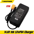 Chargeur de batterie 14.6V 10A pour 12.6V 10A Lifepo4 Iron Phxing ate charge compte 90 avec