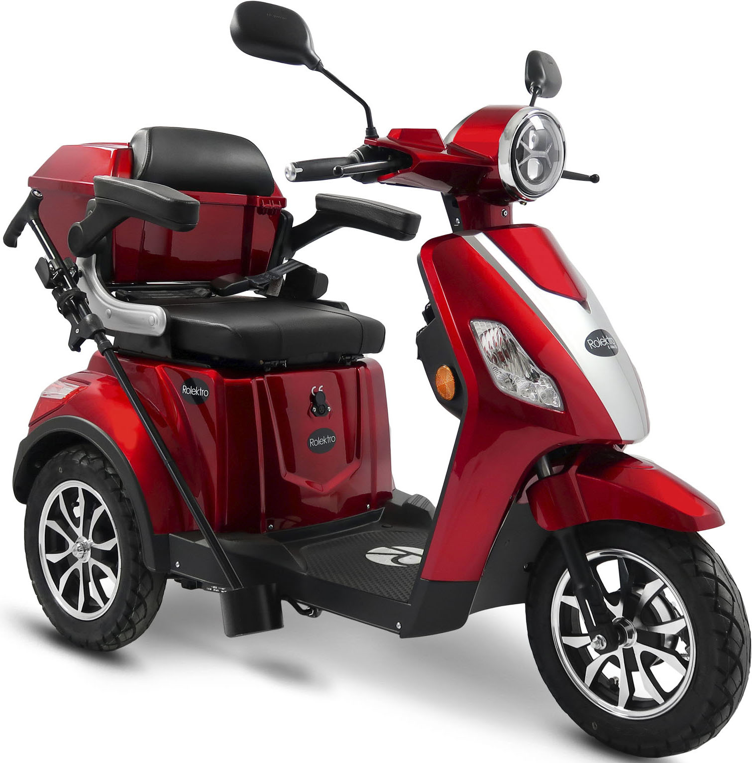 Elektromobil ROLEKTRO "Rolektro E-Trike 15 V.3 Lithium", rot, ElektromobileB:89cm H:103cm L:160cm, B:89cm H:103cm L:160cm Image