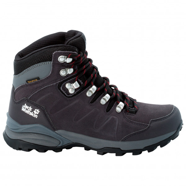 Jack Wolfskin - Women's Refugio Texapore Mid - Wanderschuhe 36 | EU 36 grau/schwarz