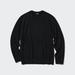 Men's Cashmere Crew Neck Long-Sleeve Sweater | Black | Small | UNIQLO US