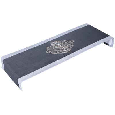 Tischläufer GO-DE, grau, B:40cm L:140cm, Obermaterial: 100% Polyester, Tischdecken, vielseitig verwendbar Image