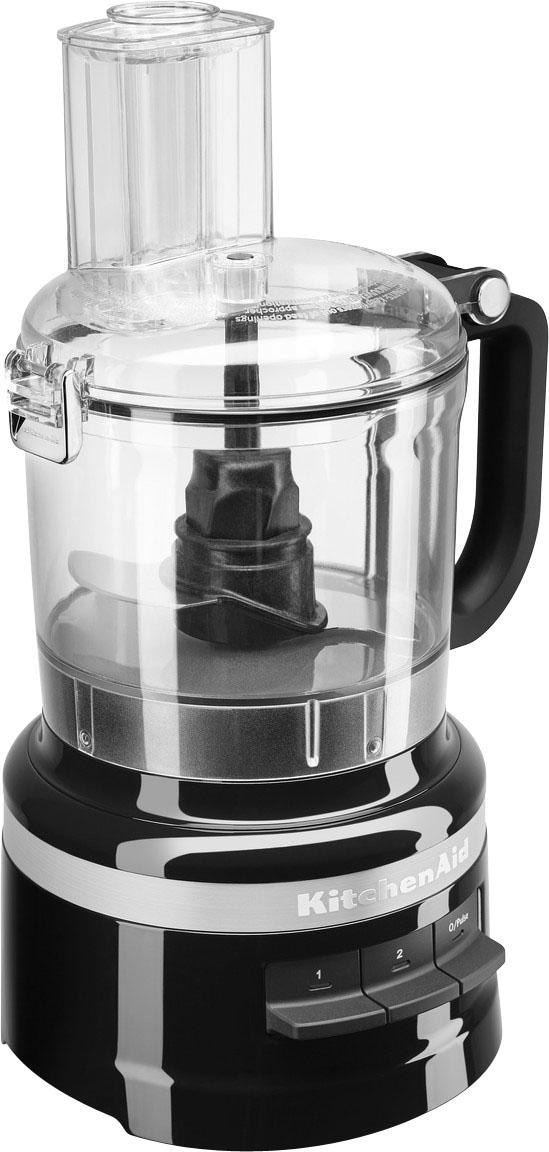 KITCHENAID Zerkleinerer "5KFP0719EBM SCHWARZ MATT", schwarz (matt schwarz), B:19,5cm H:39cm T:19,5cm, Zerkleinerer, 1,7-l
