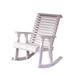 Amish Casual Heavy Duty 600 Lb Roll Back Treated Outdoor Rocking Chair in Pink | 42.75 H x 28 W x 29 D in | Wayfair CAF-028-07