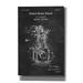Williston Forge Diesel Engine Blueprint Patent Chalkboard - Wrapped Canvas Print Canvas in Black/White | 18 H x 12 W x 0.75 D in | Wayfair