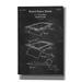 Williston Forge Trampoline Blueprint Patent Chalkboard - Wrapped Canvas Print Metal in Black/White | 60 H x 40 W x 1.5 D in | Wayfair