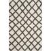 Gray/White 72 x 48 x 1.5 in Living Room Area Rug - Gray/White 72 x 48 x 1.5 in Area Rug - Union Rustic Trellis Non-Shedding Living Room Bedroom Dining Room Entryway Plush 1.5-Inch Thick Area Rug Ivory/Dark Gray | Wayfair