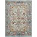 Green/Red 156 x 120 x 0.33 in Area Rug - Charlton Home® Akoya Vibrant Saturated Vintage Traditional Area Rug - Light Blue/Ivory | Wayfair