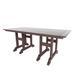 Lark Manor™ Aleera Plastic Dining Table Plastic in Brown | 29.5 H x 71 W x 37 D in | Outdoor Dining | Wayfair 4714B4E99A574BA287A46985A81D092C