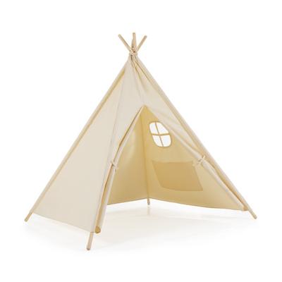 Costway Foldable Kids Canvas Teepee Play Tent