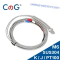 CG WRNT-02 M6 Vis K J PT100 Type 1M 2 M 3M 5M Câble Thermocouple Capteur de Température pour