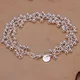 Bracelets en argent Sterling 925 breloques chaîne de perles mode mignon Bracelet de raisin pour