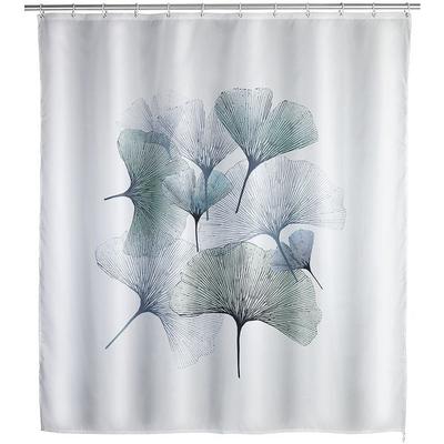 Anti-Schimmel Duschvorhang »Ginko« Textil 180 x 200 cm, Wenko, 180x200 cm