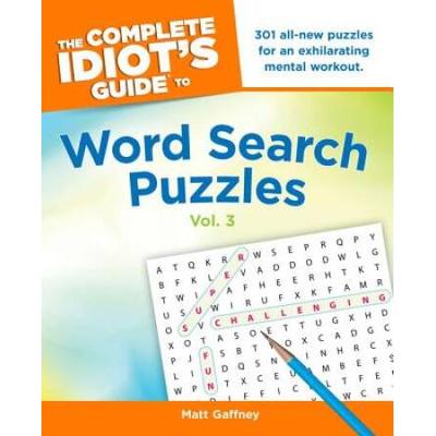 The Complete Idiots Guide To Word Search Puzzles V...