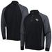 Men's Tommy Bahama Black UCF Knights Sport Scrimmage Snap Mock Neck Raglan Button-Up Jacket