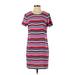 Cynthia Rowley TJX Casual Dress - Shift: Pink Print Dresses - Women's Size 2
