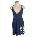 Disney Intimates & Sleepwear | Disney Parks Night Gown Sleep Dress Mickey Mouse Minnie Mouse Size S | Color: Blue/White | Size: S