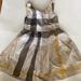 Burberry Dresses | Burberry Girl Dress Fits 3-5 Years Old | Color: Brown/Cream | Size: 4tg