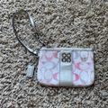 Coach Accessories | Coach Wristlet Pink And Cream | Color: Cream/Pink/Silver | Size: Os