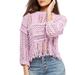 Free People Sweaters | Free People Higher Love Pullover Sweater | Color: Purple | Size: Xs