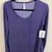 Lularoe Tops | Lularoe Medium Lynnae Long Sleeved Purple Polka Dot Shirt | Color: Purple/White | Size: M