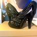 Burberry Shoes | Burberry Vintage Spike Black Patent Leather Heels | Color: Black | Size: 7.5