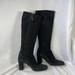 Gucci Shoes | Gucci Monogram Gg Knee High / Mid Rise Boots In Size 35 1/2 | Color: Black | Size: 7
