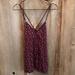 American Eagle Outfitters Tops | American Eagle Babydoll Cami Tank Top In Burgundy Size Medium | Color: Red/White | Size: M