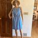 J. Crew Dresses | J Crew Blue And White Stripped Dress With Lining | Color: Blue/White | Size: 0