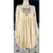 Free People Dresses | Free People Desert Bloom Embroidered Babydoll Tunic Dress M | Color: Cream/White | Size: M