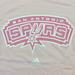 Adidas Tops | Ladies Medium Adidas Spurs Logo Graphic Tee In Pink And White | Color: Pink/White | Size: M