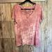 American Eagle Outfitters Tops | American Eagle Outfitters. Tye Dye Short Sleeve Tee | Color: Pink/White | Size: Xl