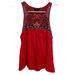 American Eagle Outfitters Tops | American Eagle Outfitters Embroidered Tank Top S | Color: Blue/Red | Size: S