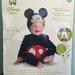 Disney Costumes | Disney Mickey Mouse Halloween Costume (12-18 Months) | Color: Black/Red | Size: 12-18 Months