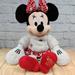 Disney Toys | Disney Store Minnie Mouse 2015 Exclusive Limited Edition Holiday Christmas Plush | Color: Red/White | Size: Os