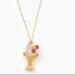 Kate Spade Jewelry | Kate Spade Ice Cream Sundae Necklace New With Tags | Color: Gold | Size: 32” + 3”