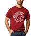 Men's League Collegiate Wear Heathered Red Arizona Wildcats Basketball Date All American T-Shirt