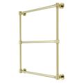 Kingston Brass DTM323032 Gallant 30-Inch x 32-Inch Wall Mount Towel Rack, Polished Brass - Kingston Brass DTM323032