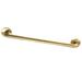 "Kingston Brass DR514247 Meridian 24"" Grab Bar, 1-1/4"" Diameter, Brushed Brass - Kingston Brass DR514247"