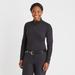 SmartTherapy ThermoBalance Ceramic Long Sleeve 1/4 Zip Top - XS - Black - Smartpak