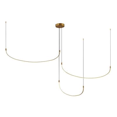Kuzco Lighting Ryan Pauly Talis 90 Inch Multi Light Pendant - MP89390-BG