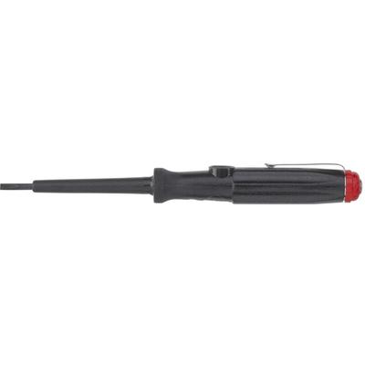 Spannungsprüfer 150-250 Volt Schlitz schwarz, mit Ansteckclip 3,0 mm (00456) - Wiha