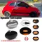 2 pièces dynamique ambre LED clignotant clignotant marqueur latéral garde-boue lampe pour FIAT 500
